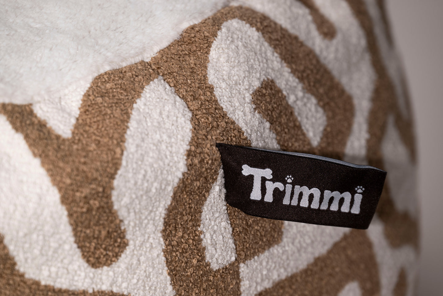 Trimmi M Trimmi Poef bouclé