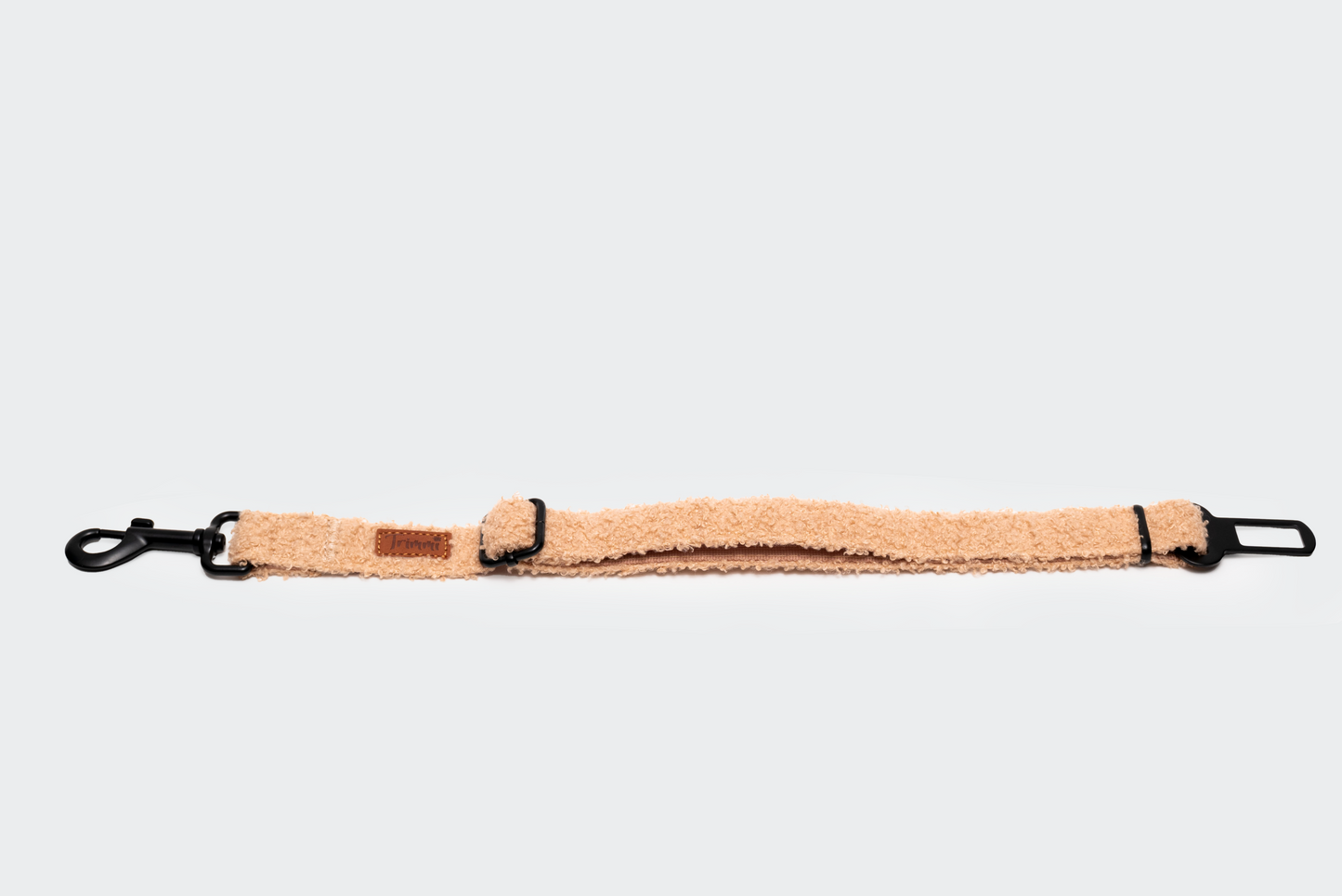 Teddy-Sicherheitsgurt beige