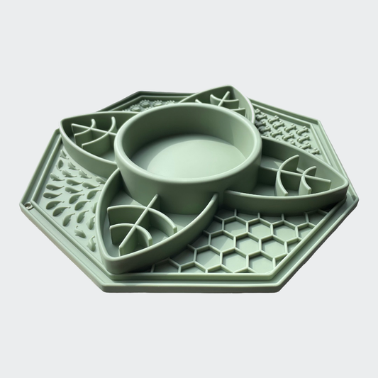 Likmat/Slowfeeder blad groen