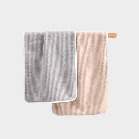 Ribbed microfiber towel