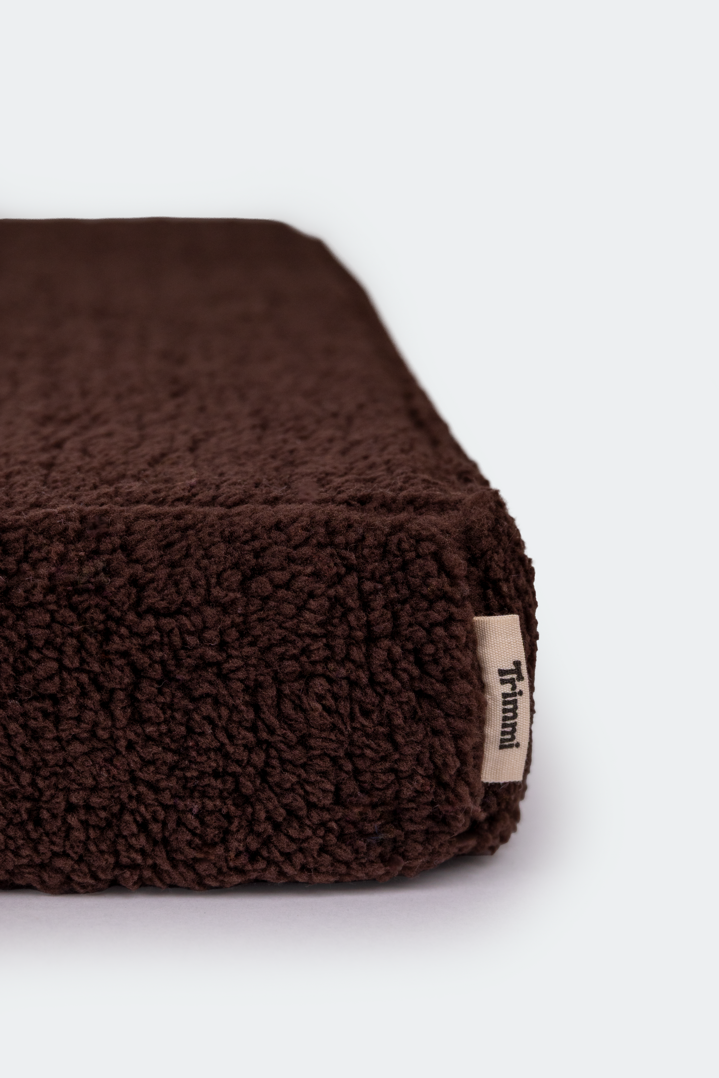 Orthopedic dog bed teddy chocolate