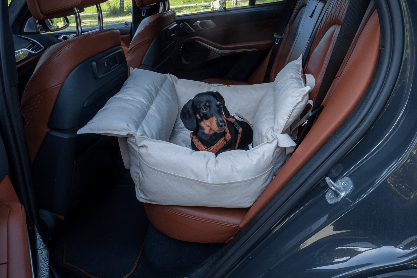 Autostoel beige