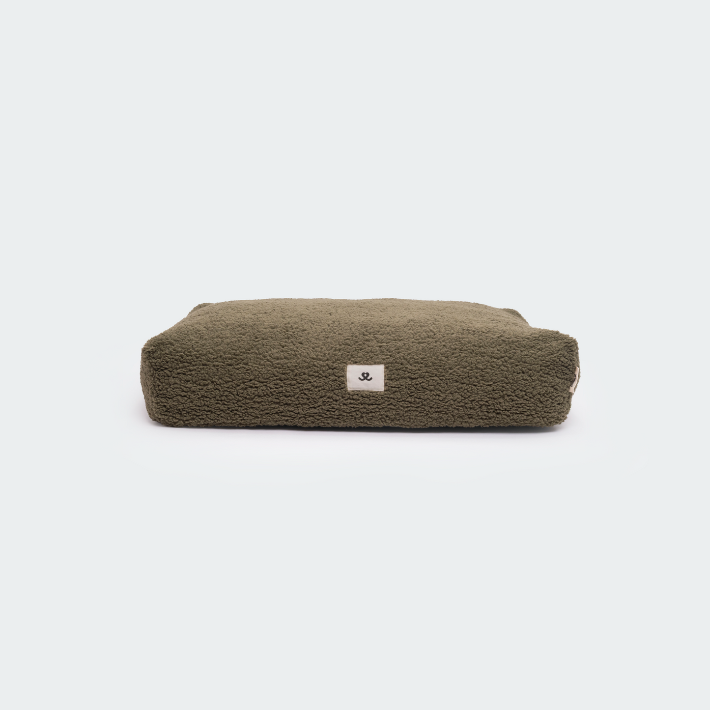 Teddy dog ​​bed olive