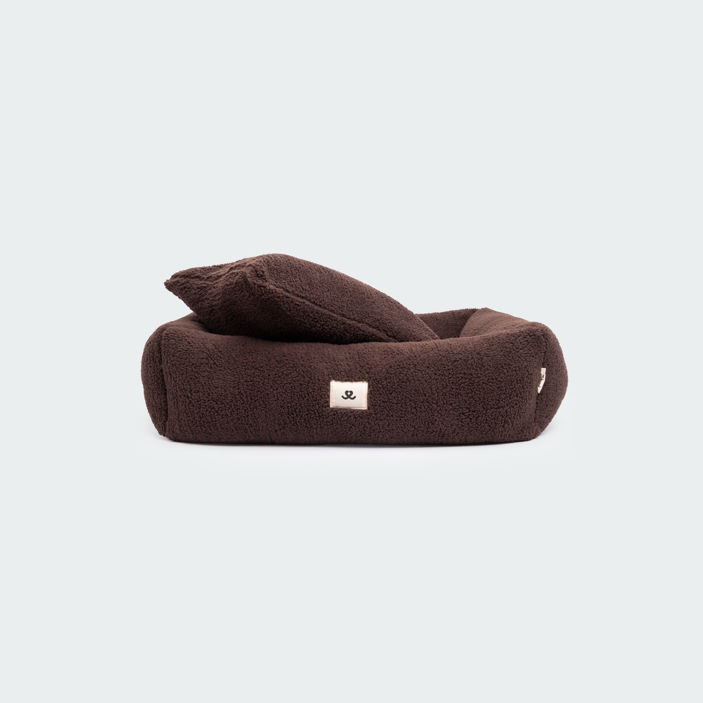 Teddy dog ​​bed chocolate