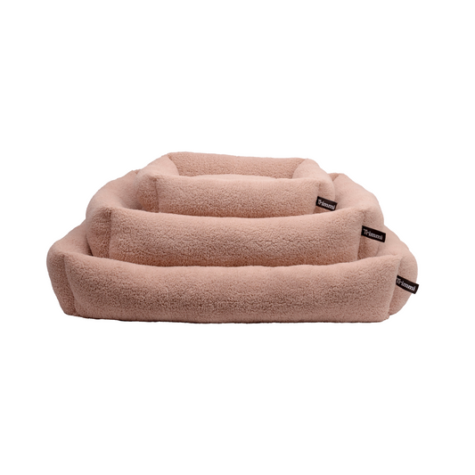 Hondenbed Teddy rosé
