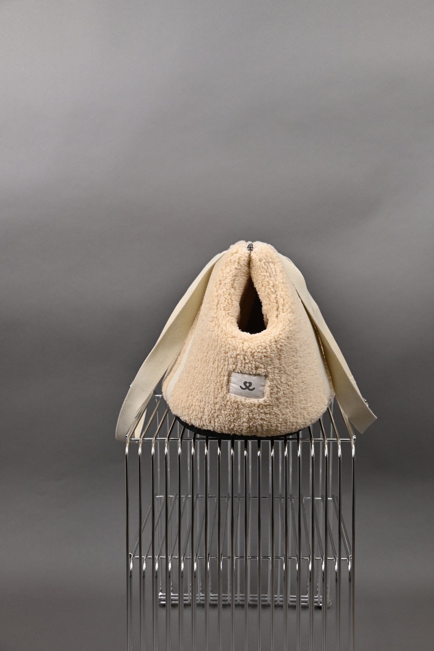 Teddy carry bag ecru