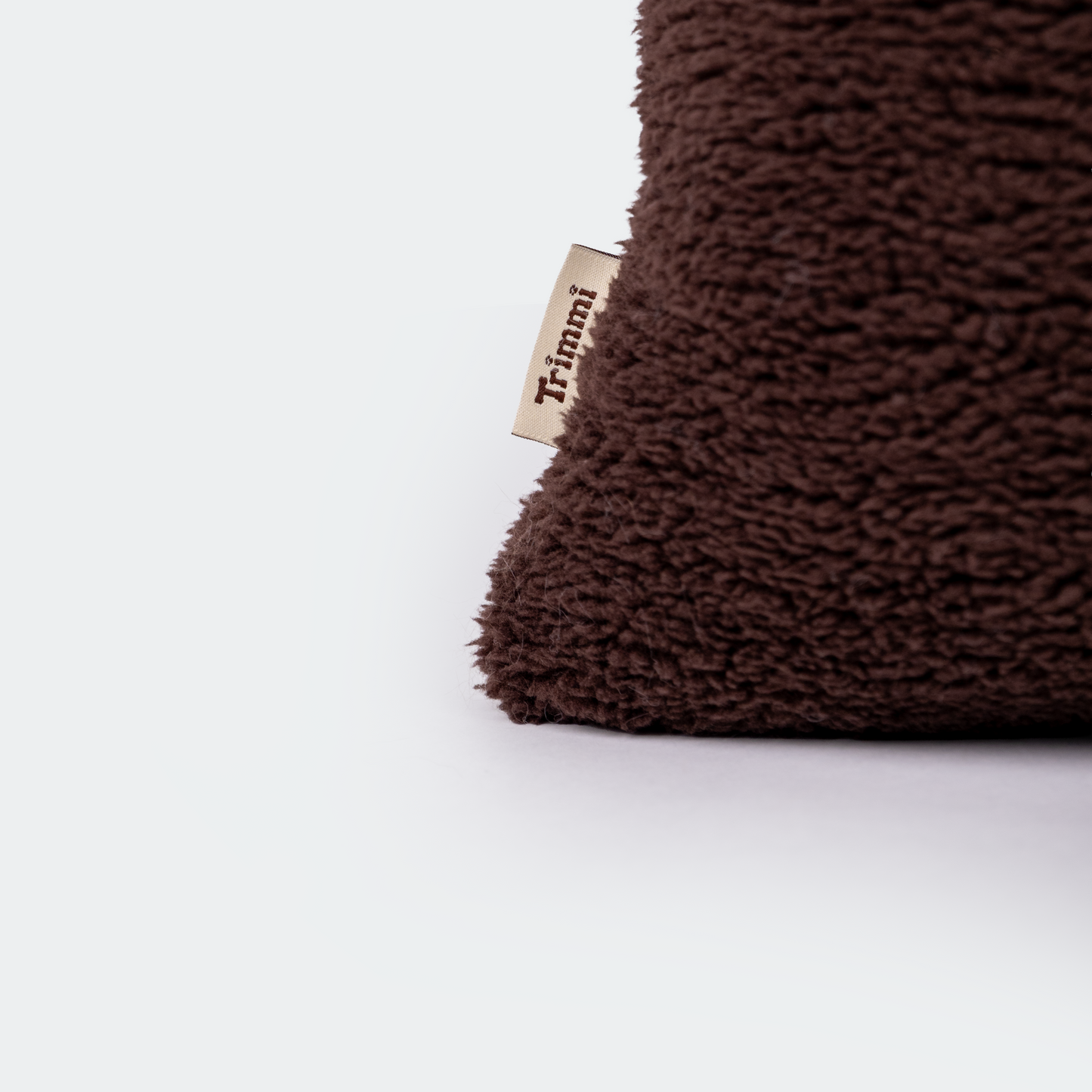 Interieur kussen teddy chocolate