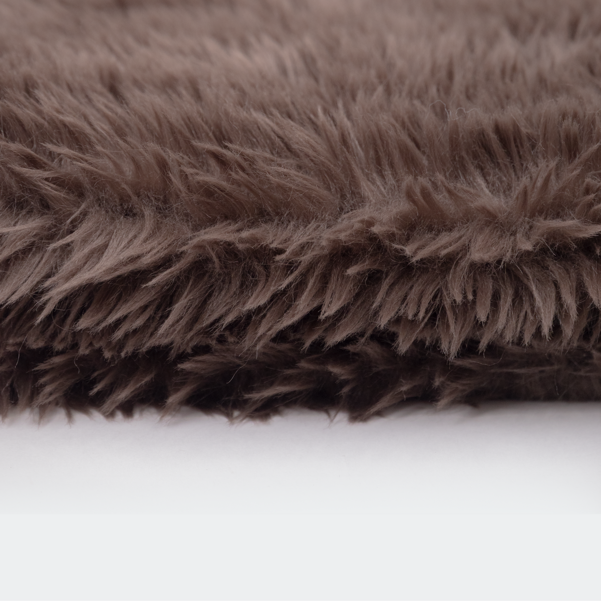 Faux fur slaapzak espresso
