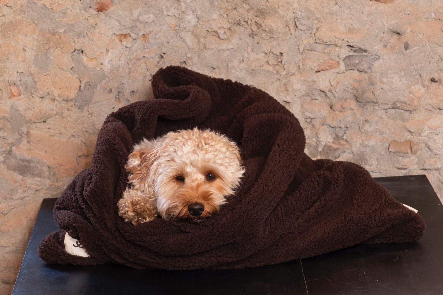 Teddy cuddle sleeping bag chocolate
