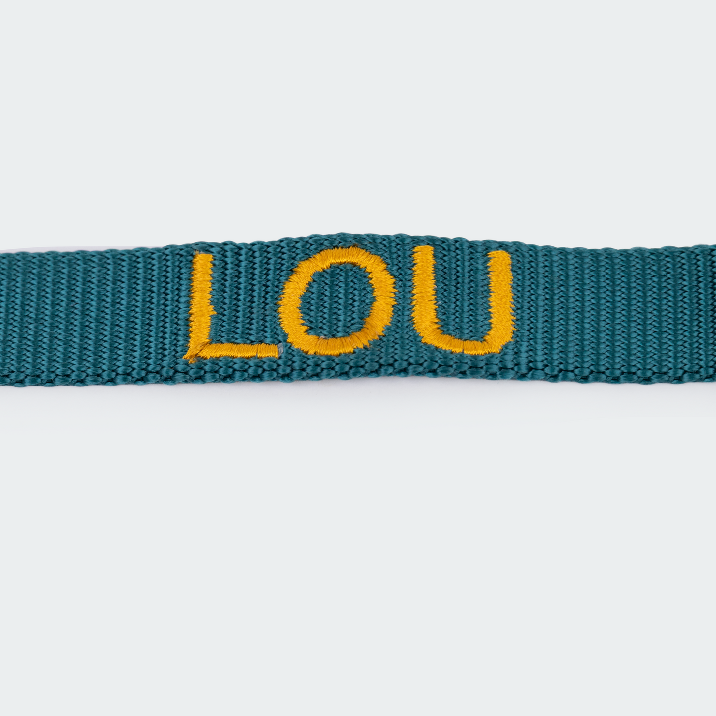 Nylon halsband petrol