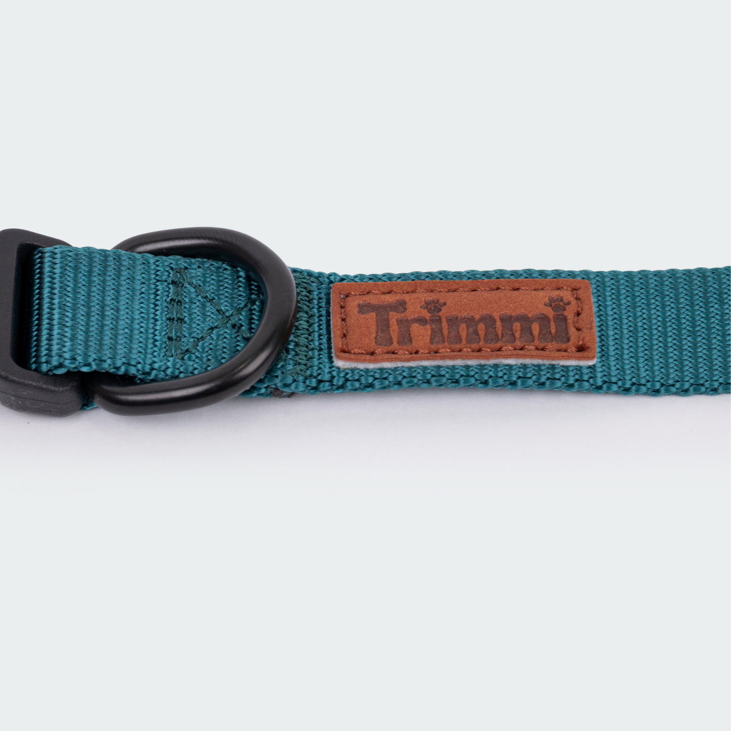 Nylon halsband petrol