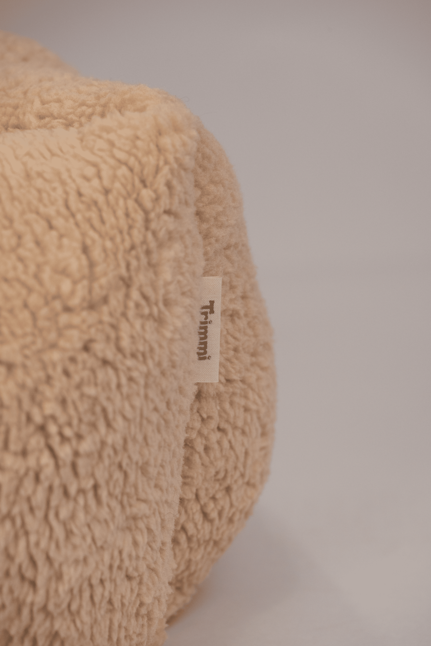 Hondenmand teddy beige