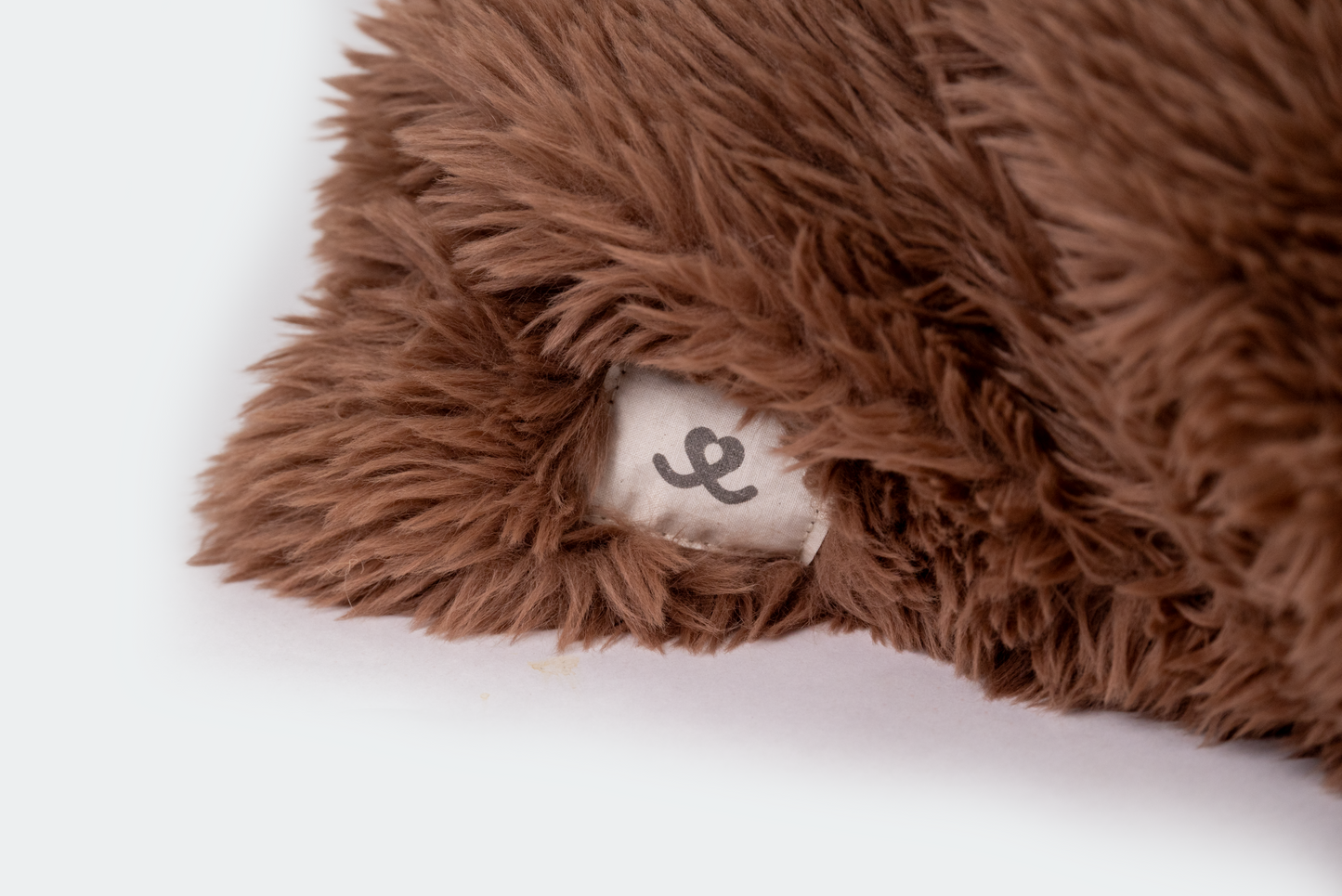 Faux fur slaapzak mocha