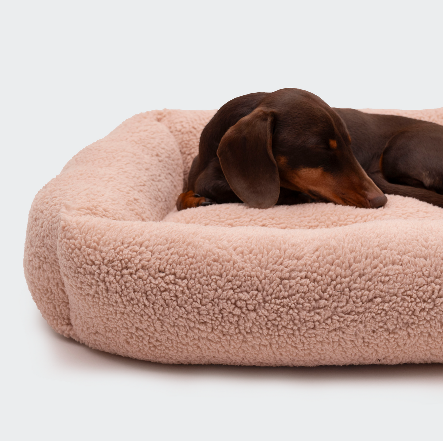 Hundebett Teddy rosa
