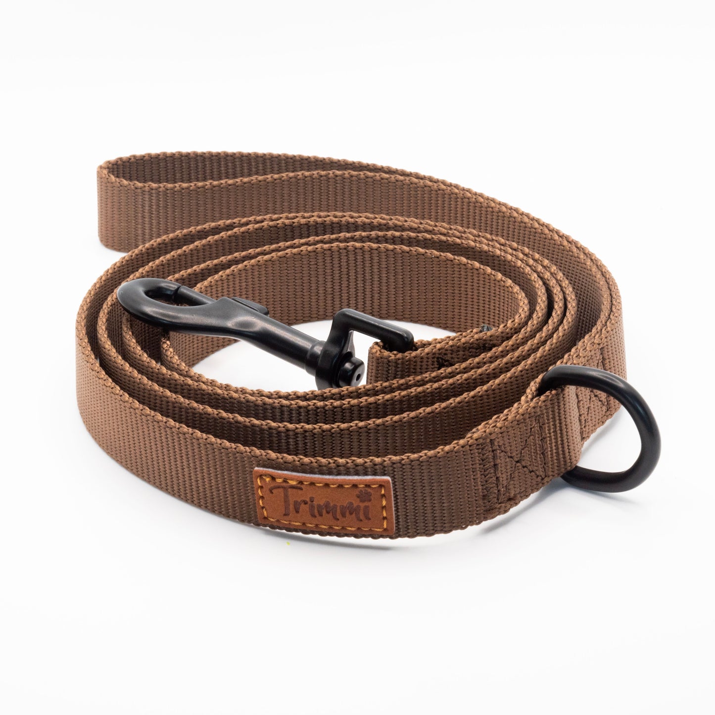 Nylon riem bruin