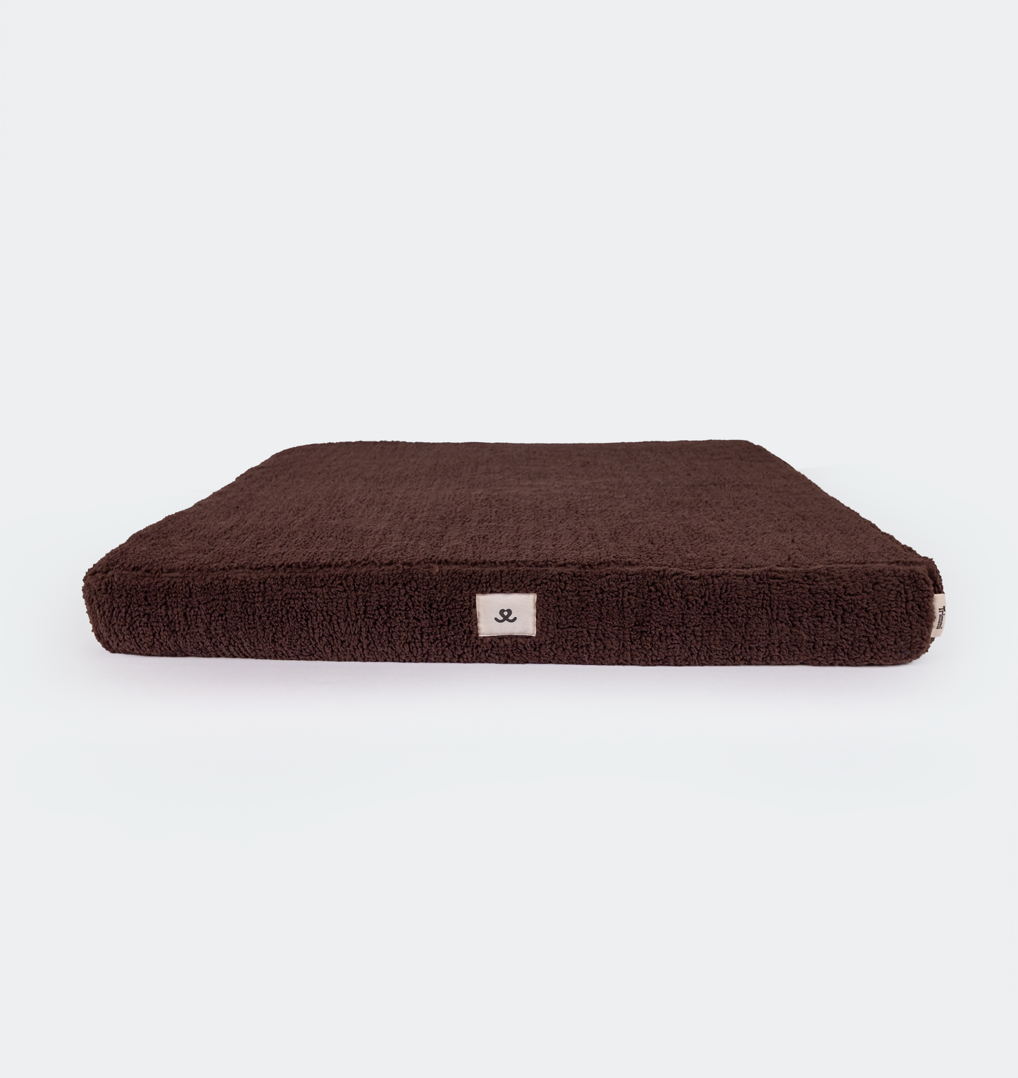 Orthopedic dog bed teddy chocolate