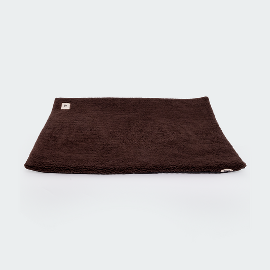 Travel dog bed chocolate