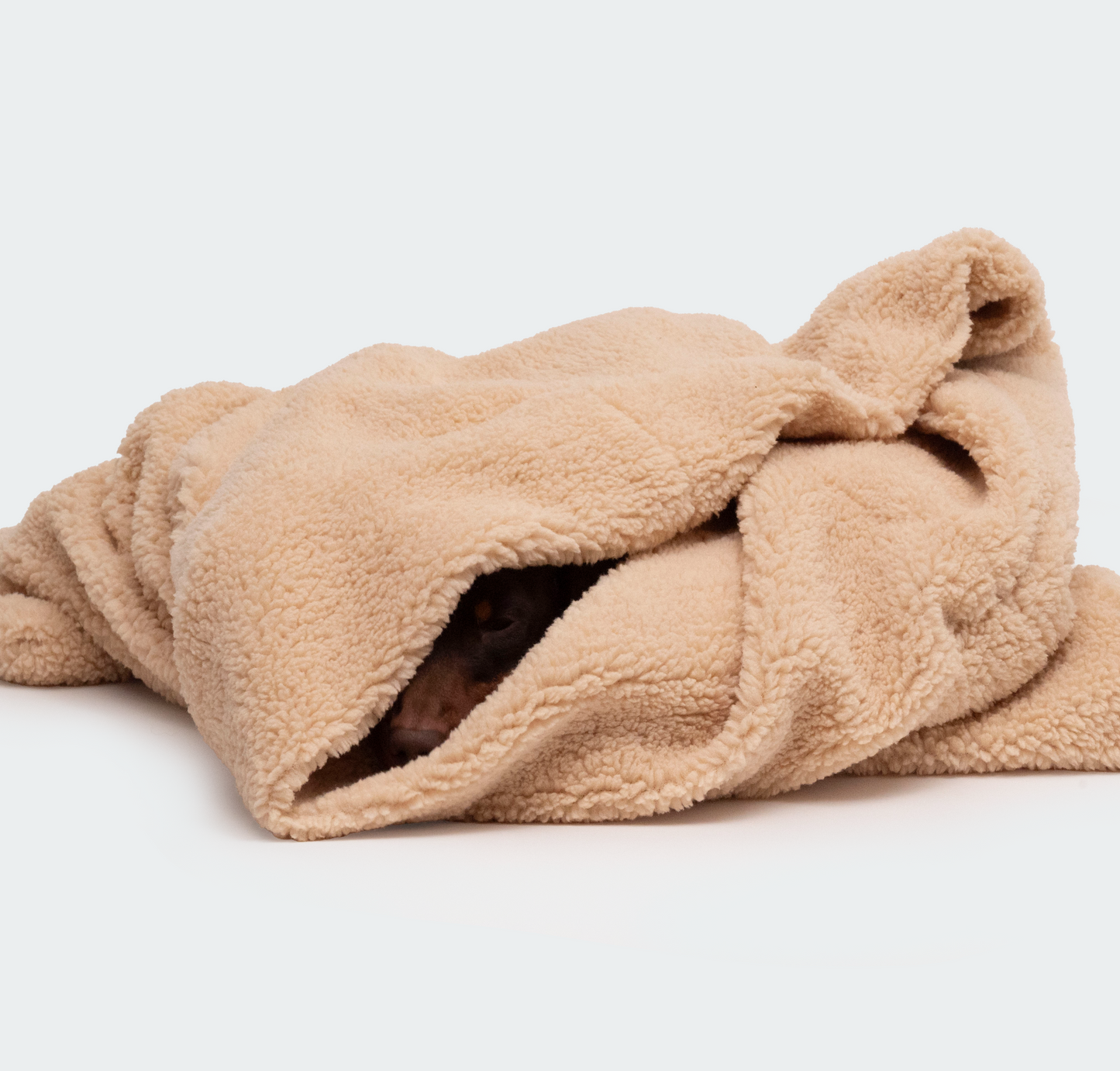 Teddy cuddle slaapzak beige