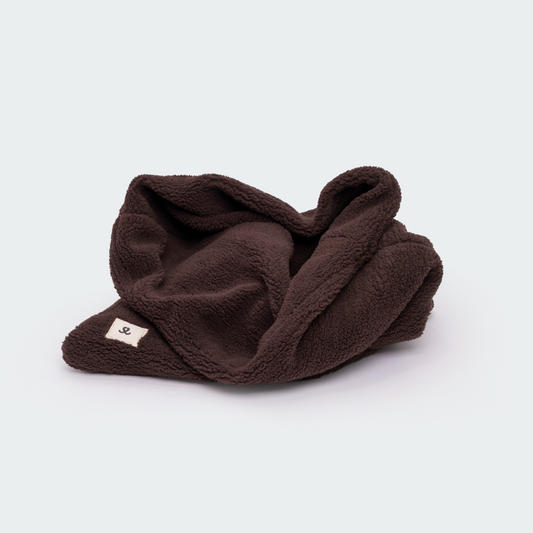 Teddy cuddle sleeping bag chocolate